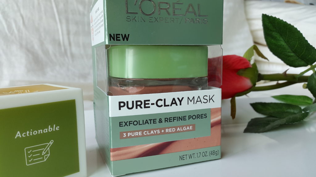 L'Oreal Pure Clay Mask - Exfoliate and Refining Mask