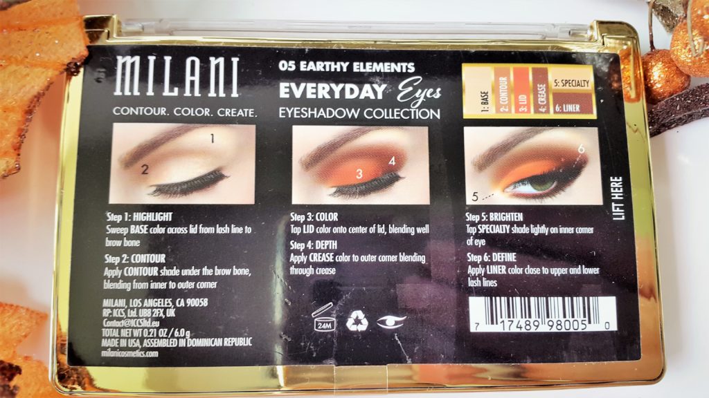Milani Everyday Eyes Eyeshadow Collection Palette - 05 Earthy Elements