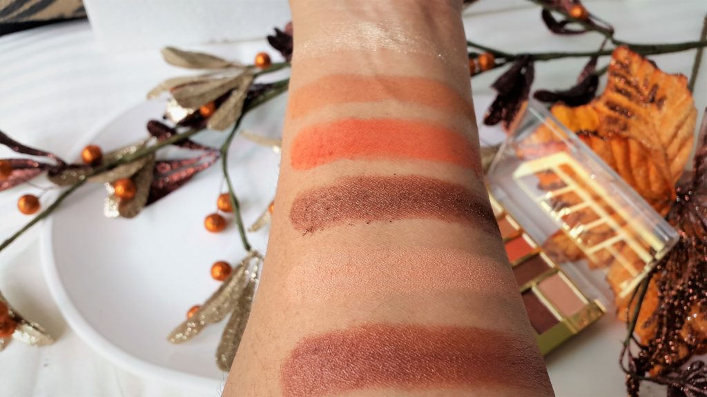 Milani Everyday Eyes Eyeshadow Collection Palette - 05 Earthy Elements Swatches