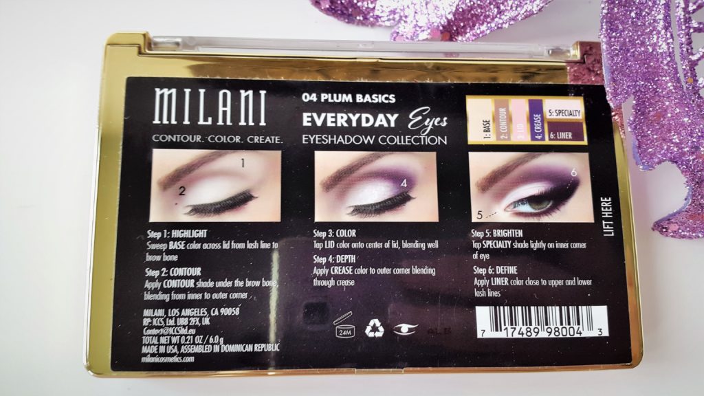 Milani Everyday Eyes Powder Eyeshadow Palette - 04 Plum Basics