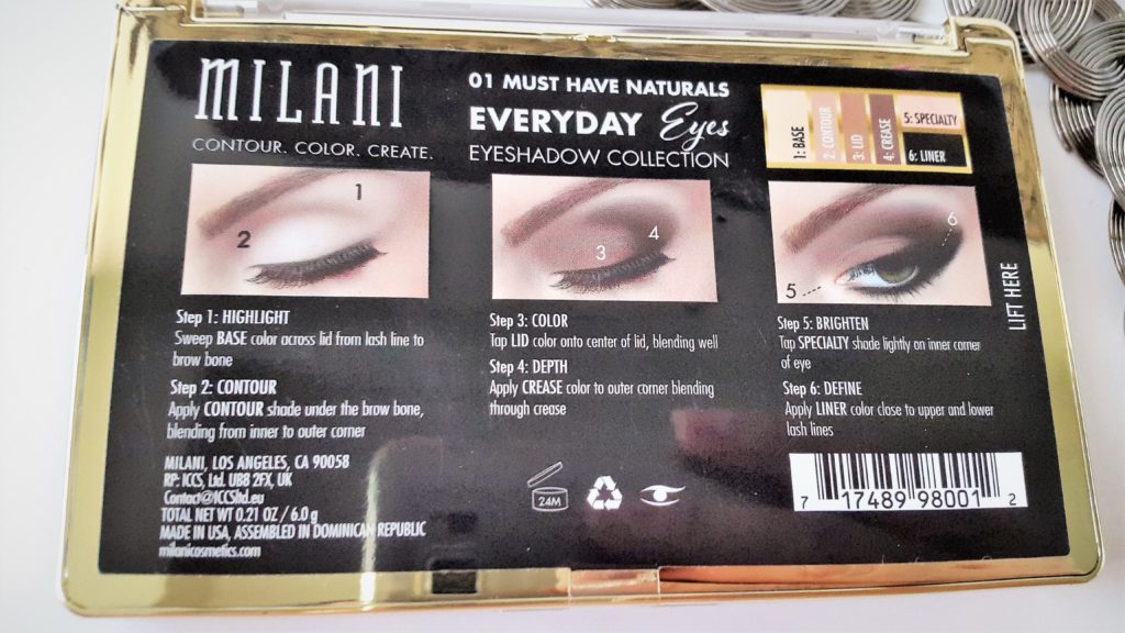 Milani Everyday Eyes - 01 Must Have Naturals Palette