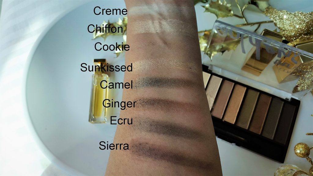 Covergirl TruNaked Eyeshadow Palette - Goldens Swatches
