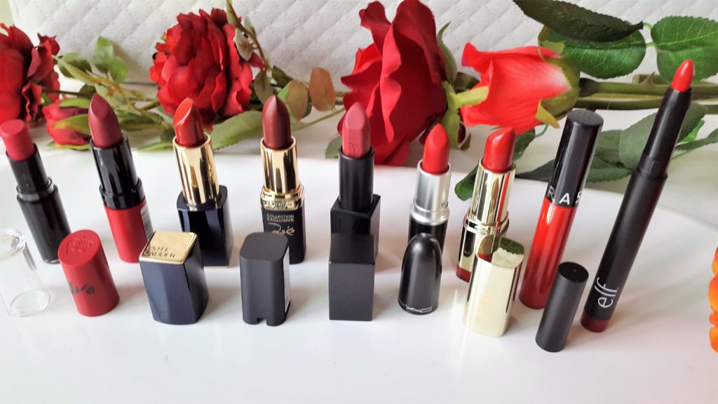 Favorite Red Lipsticks for Christmas and parties. 