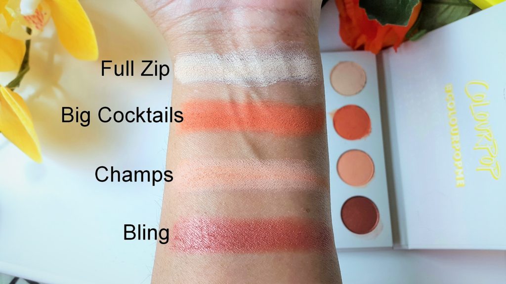 Colourpop Yes, Please! Pressed Powder Shadow Palette Swatches