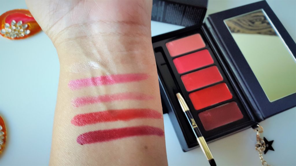 Dior Holiday 2018 Couture Collection Daring Lip Palette Swatches