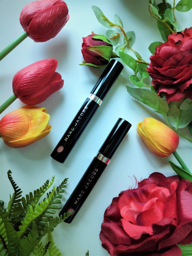 Marc Jacobs Le Marc liquid lip creme is very rich and creamy. It is like real melted lipstick. These liquid lipsticks are infused with Brazilian Cupuaco butter and collagen that help nourish the lips along with making them look fuller.