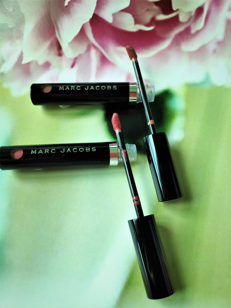 Marc Jacobs Le Marc liquid lip creme is very rich and creamy. It is like real melted lipstick. These liquid lipsticks are infused with Brazilian Cupuaco butter and collagen that help nourish the lips along with making them look fuller.