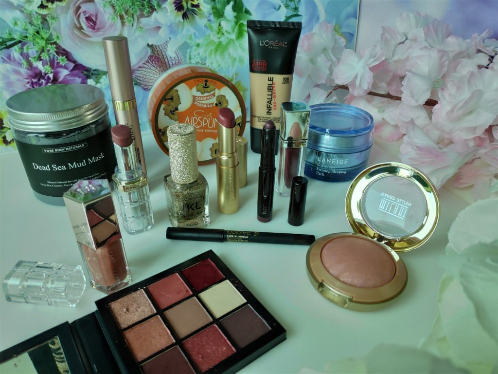 March beauty favorites Skincare and makeup.