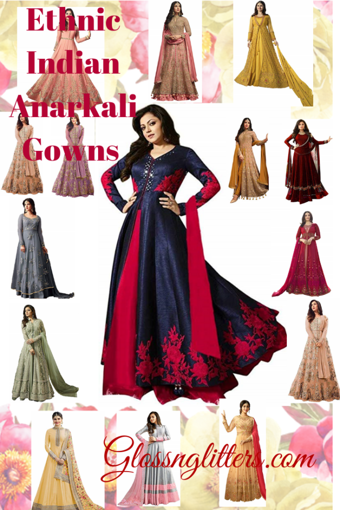 Ethnic Indian Anarkali Gowns