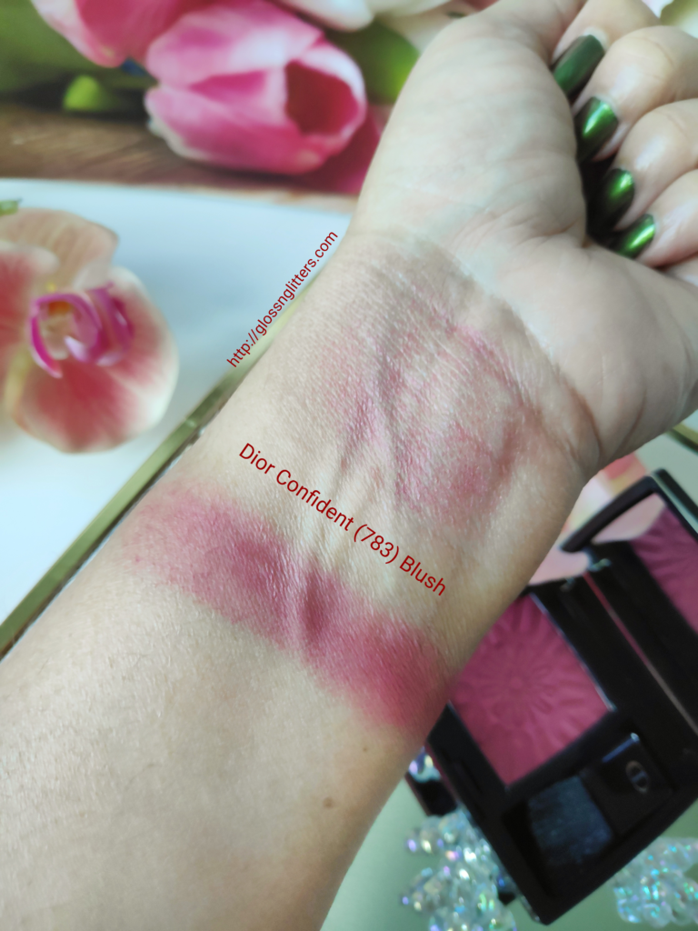 New Dior Confident (783) Rouge Blush Review and Swatches