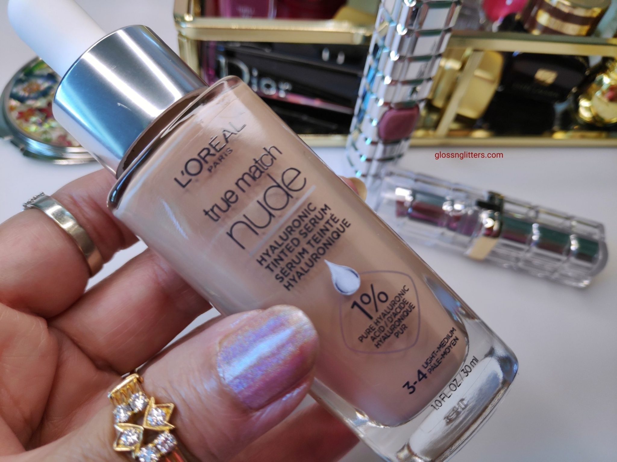 NEW L Oreal True Match Nude Hyaluronic Tinted Serum Review Glossnglitters