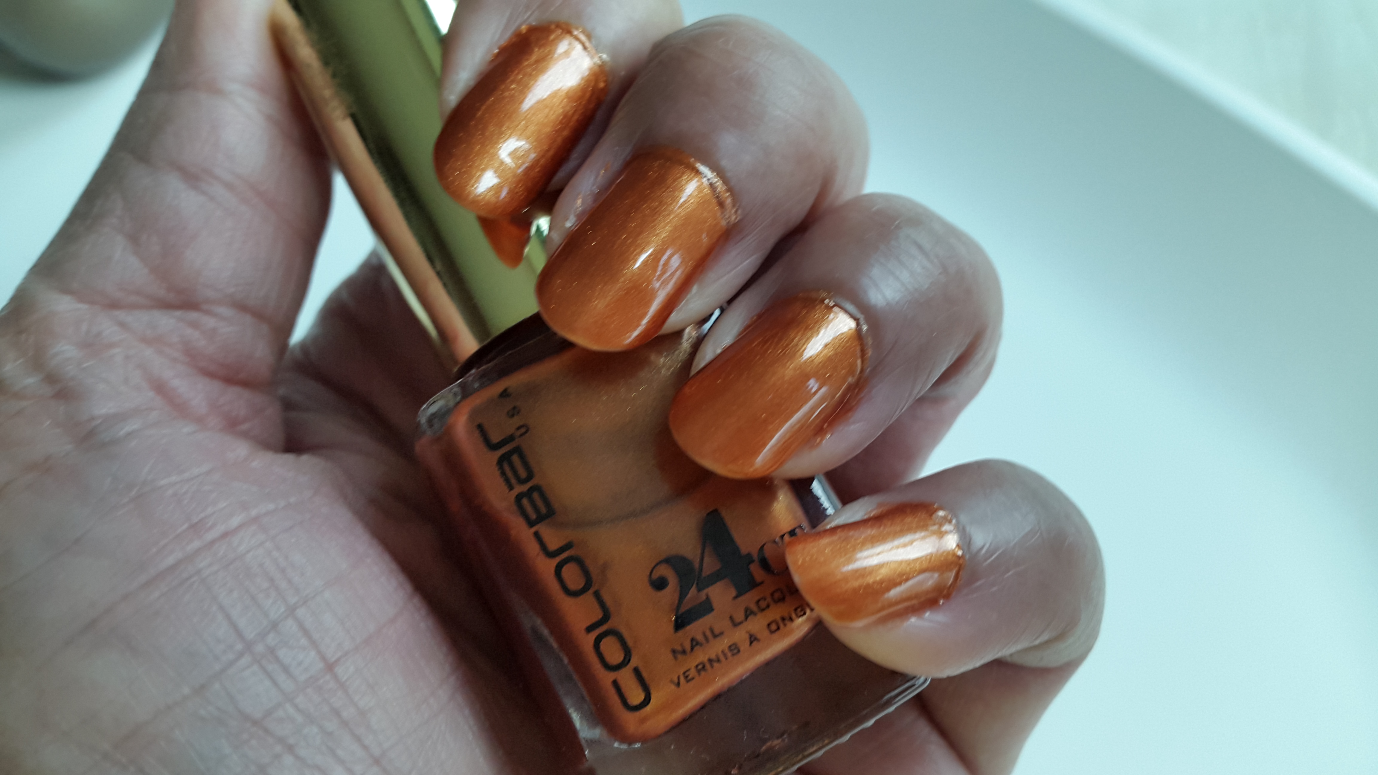 Colorbar 24 Carat Gold Nail Lacquer - 009 Brick Gold