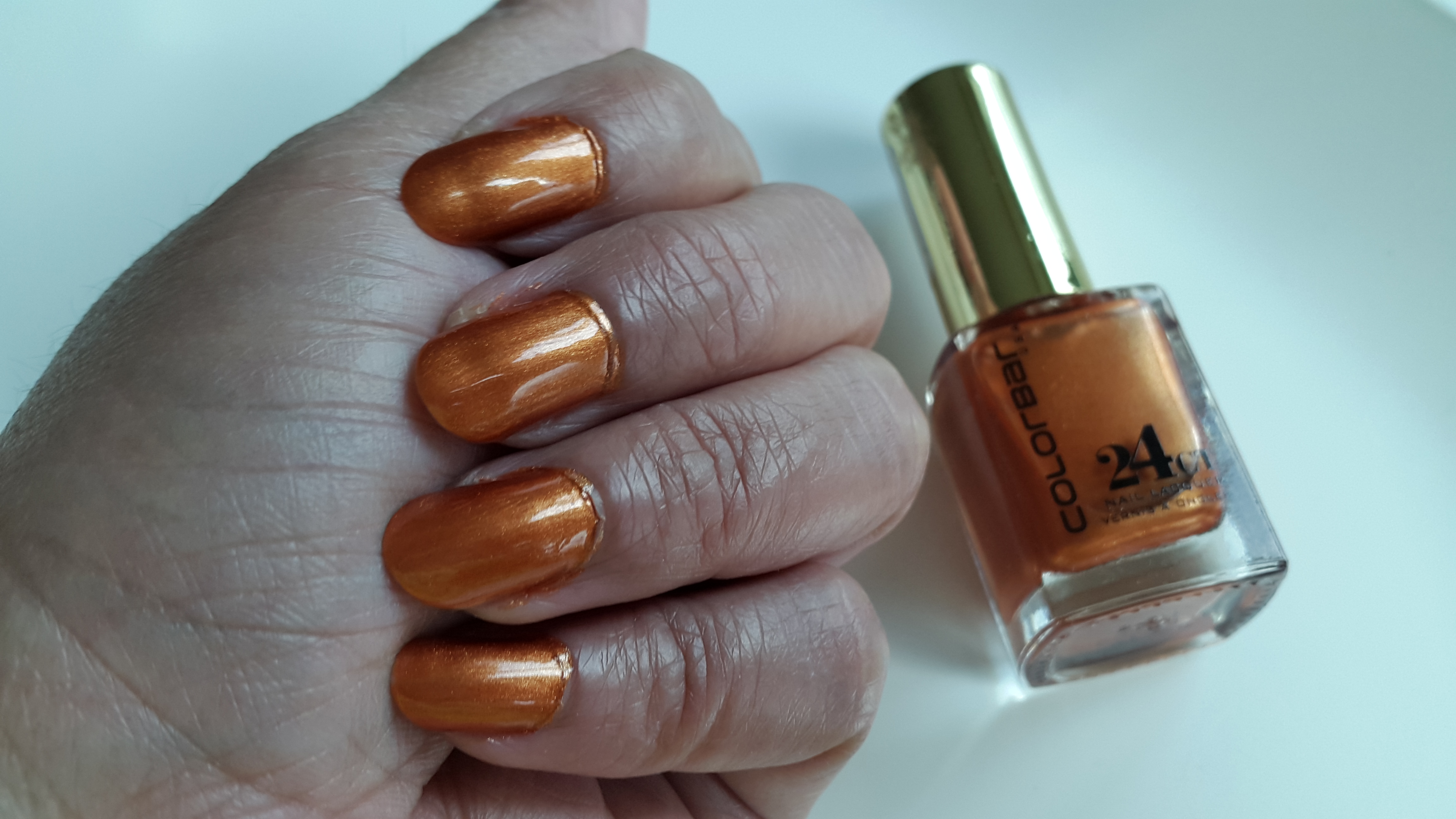 Colorbar 24 Carat Gold Nail Lacquer - 009 Brick Gold