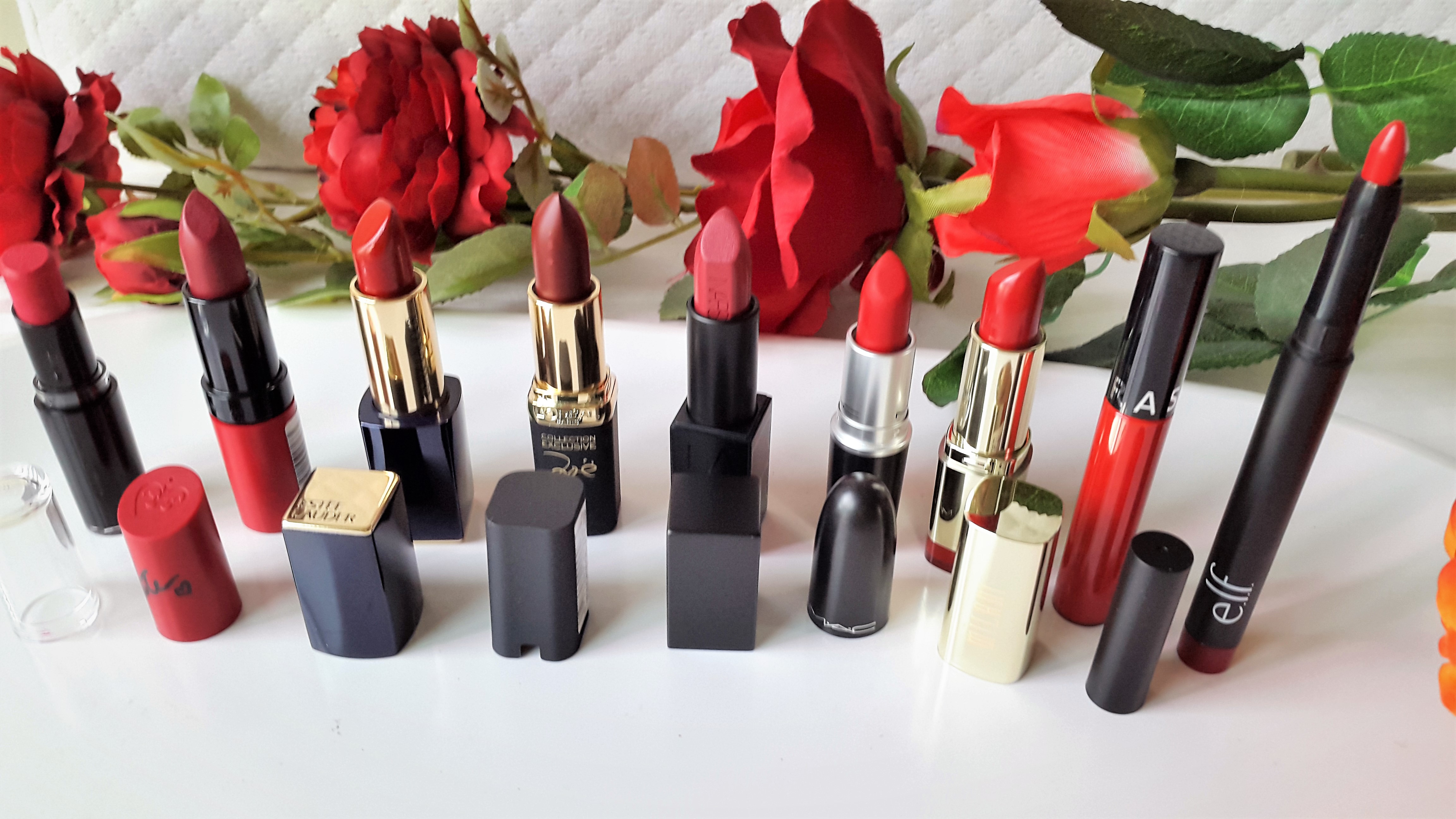 Favorite Red Lipsticks for Christmas and parties.