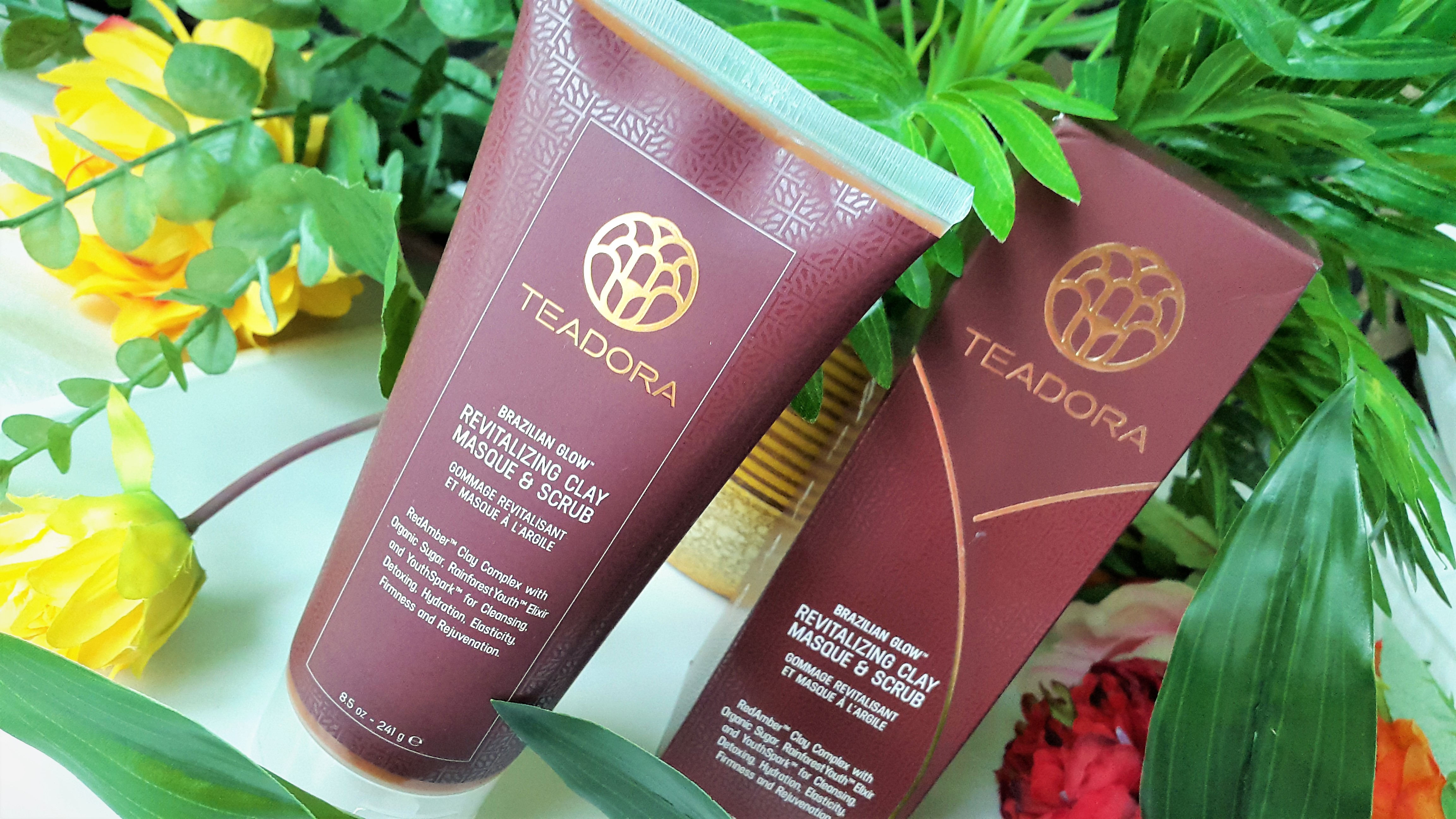 Teadora Brazilian Glow Revitalizing Clay Masque and Scrub