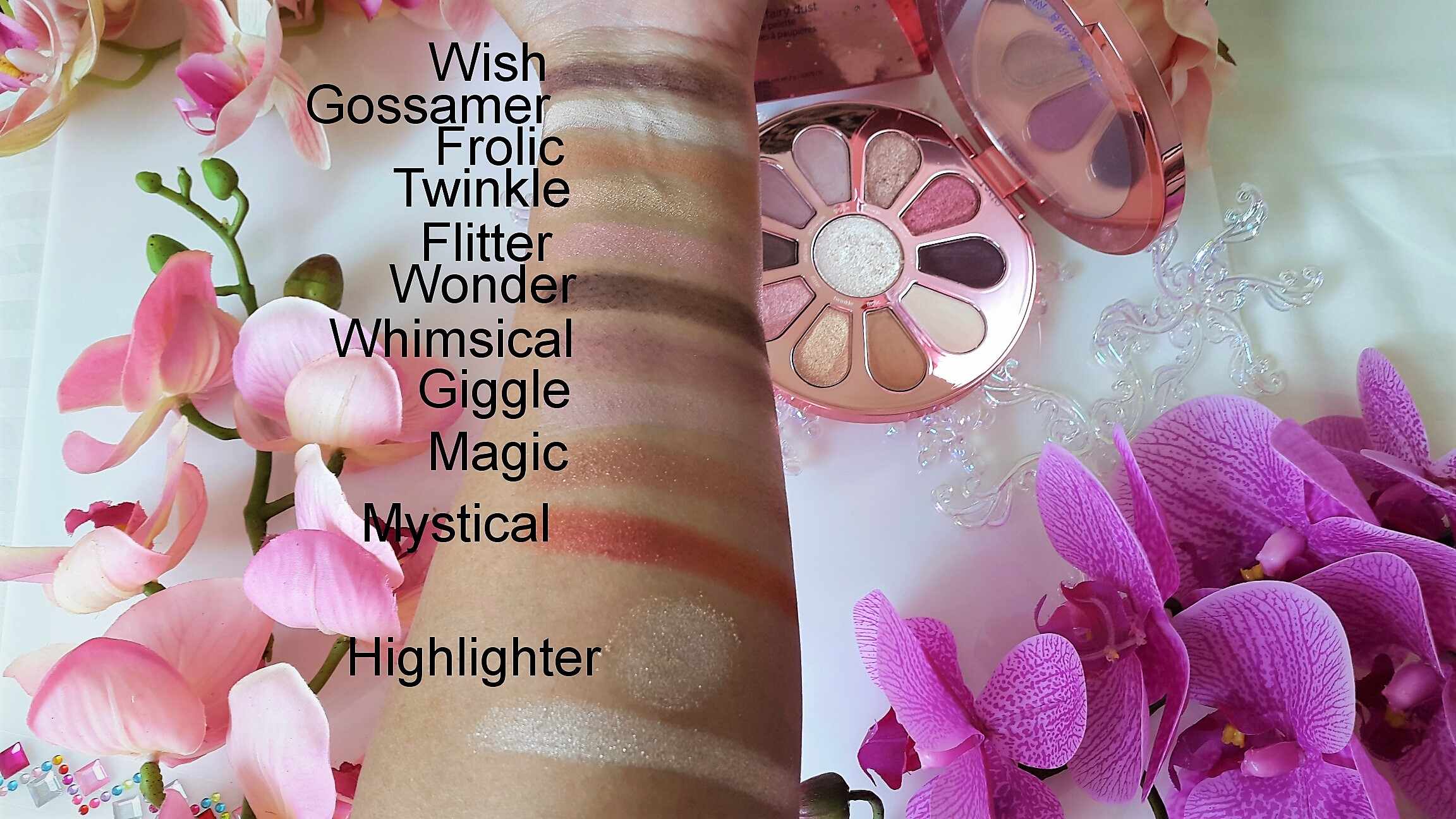 Tarte Love Trust & Fairy Dust Eye Shadow Swatches and Review