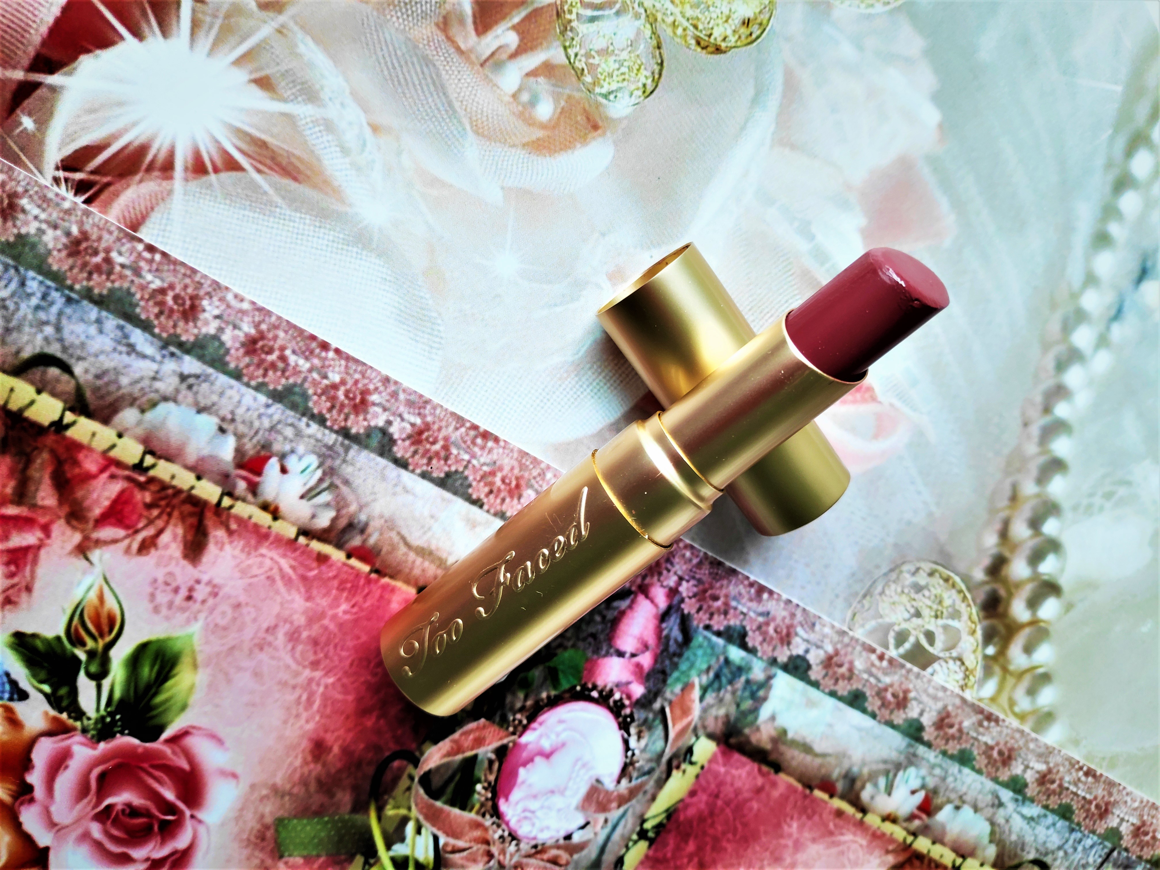 Too Faced creme lipstick Pink Chocolate
