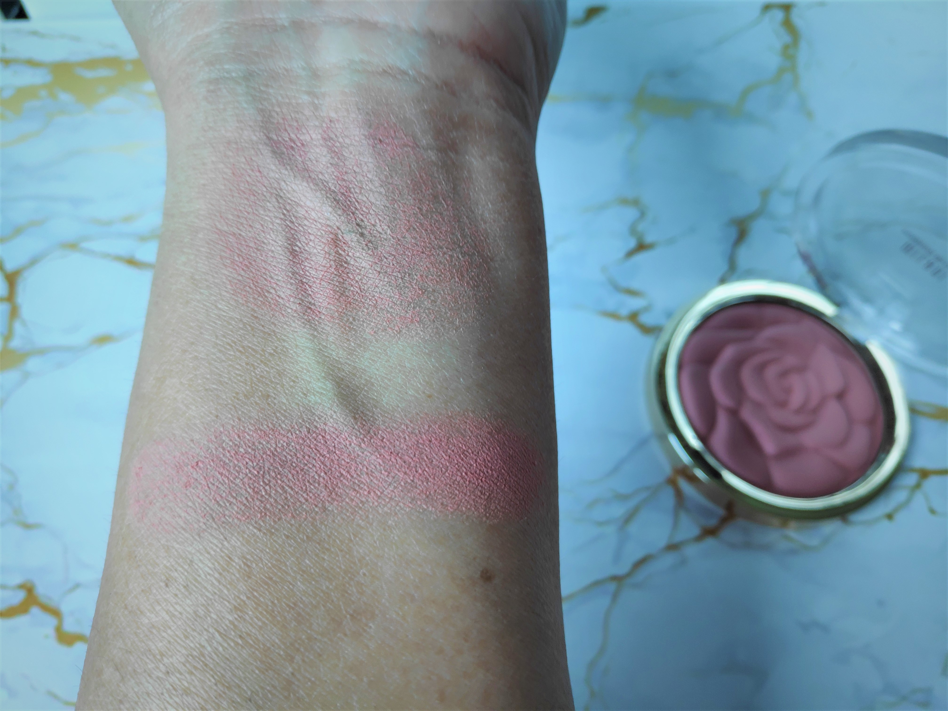 Milani Rose Powder Blush Romantic Rose Review and Swatches