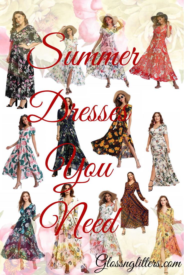 Floral summer Dresses you need