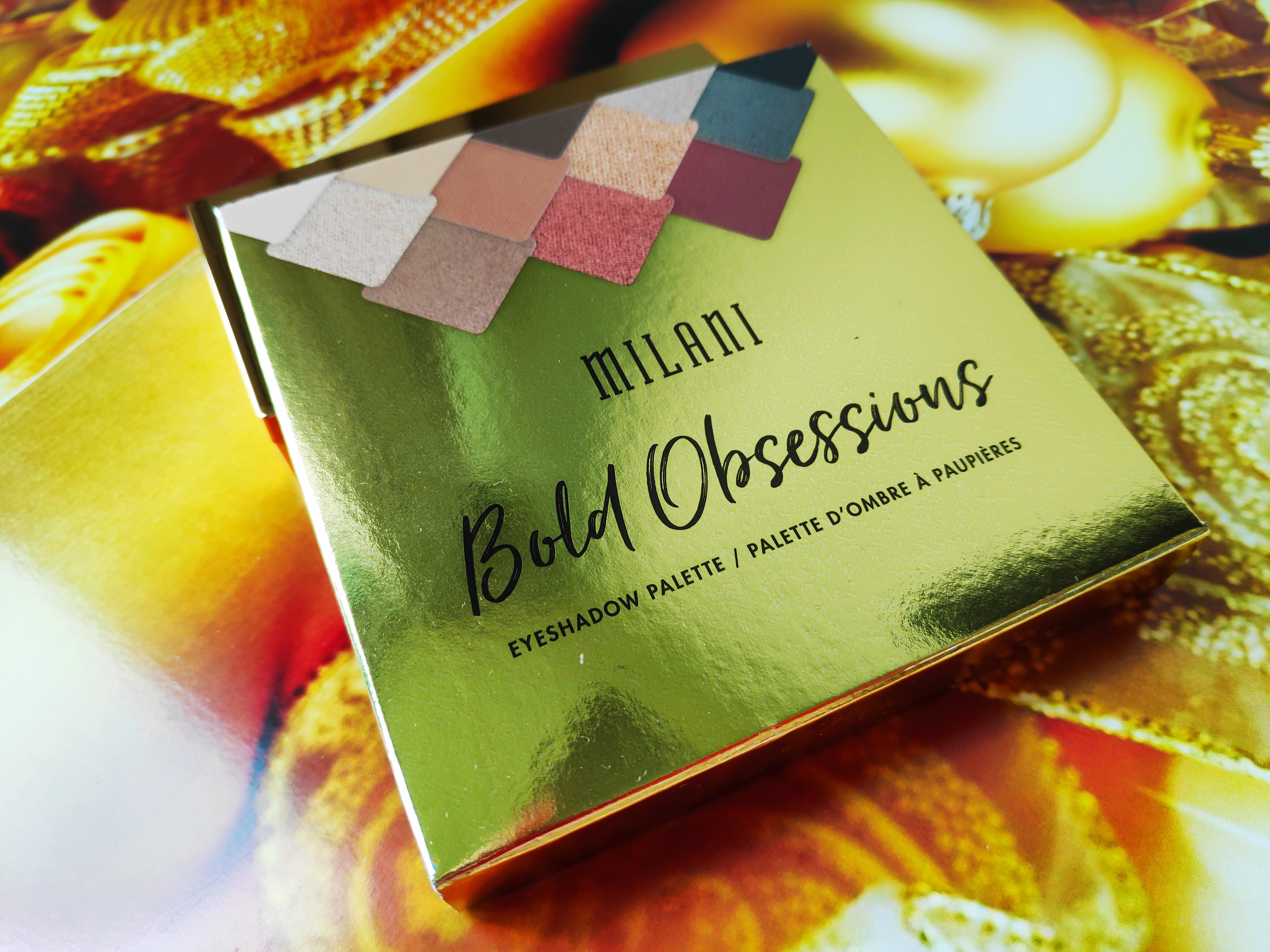 Milani Bold Obsessions Eyeshadow Palette Review and Swatches