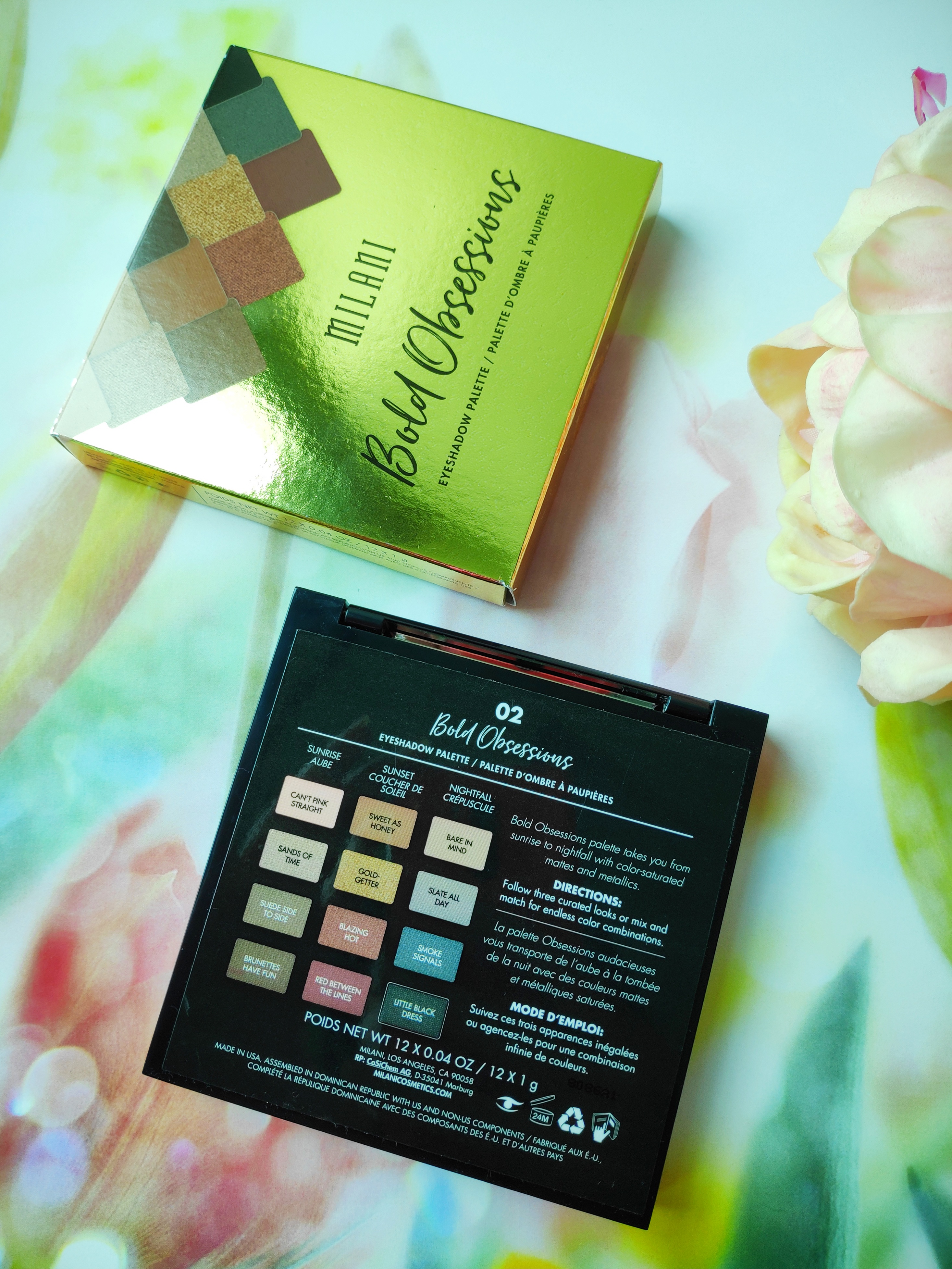 Milani Bold Obsessions Eyeshadow Palette Review and Swatches