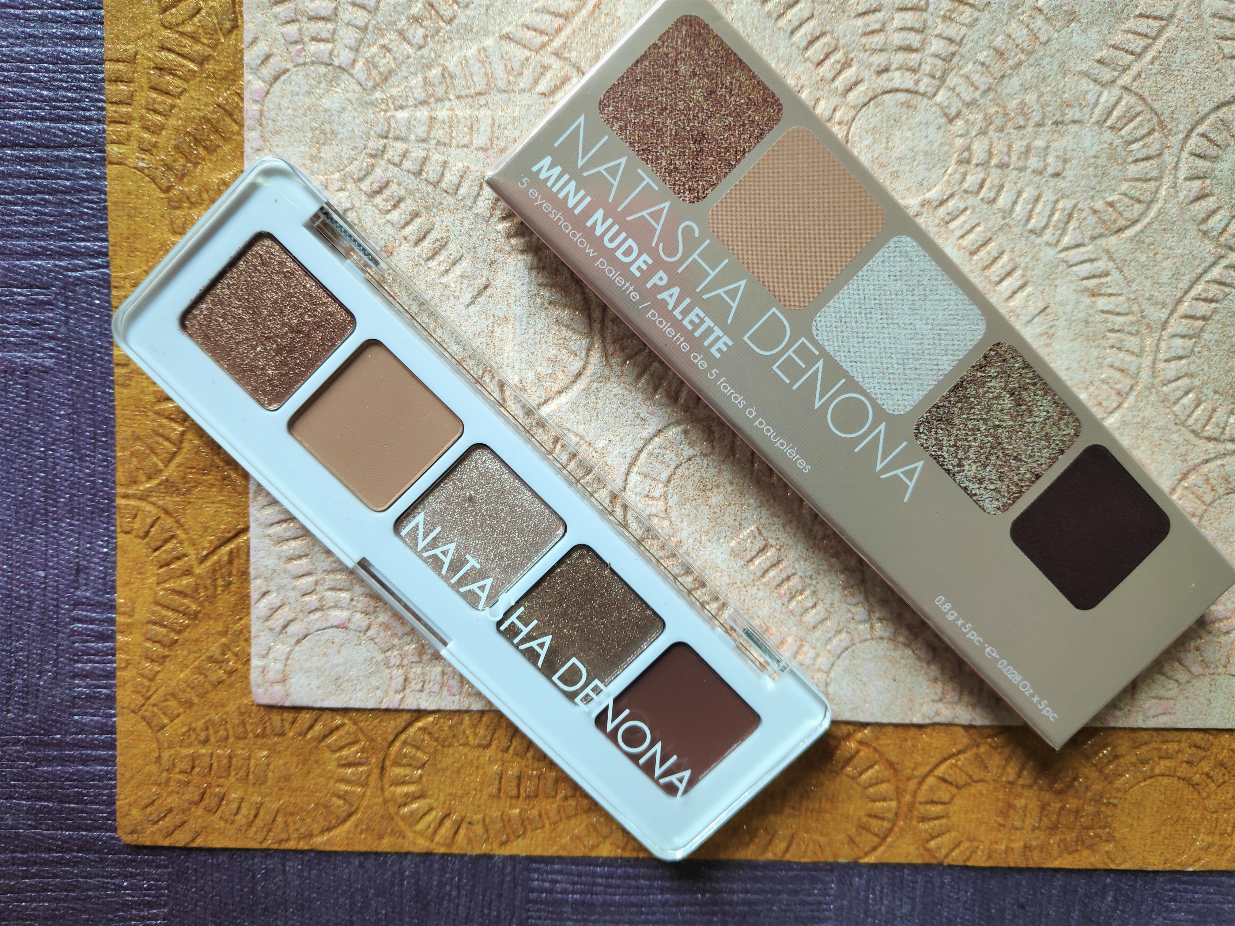 Natasha Denona Mini Nude eyeshadow palette review & swatches