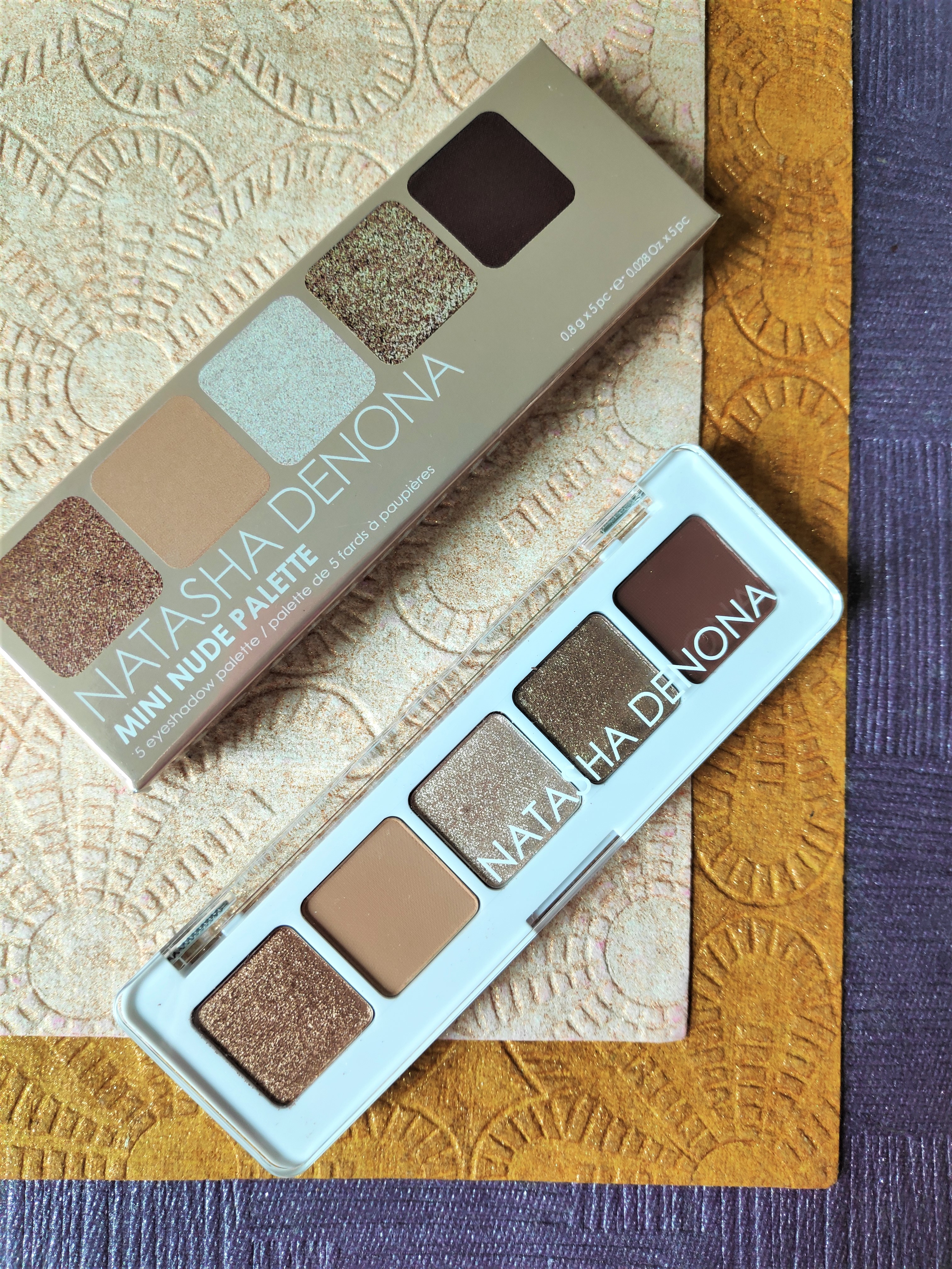 Natasha Denona Mini Nude eyeshadow palette review & swatches