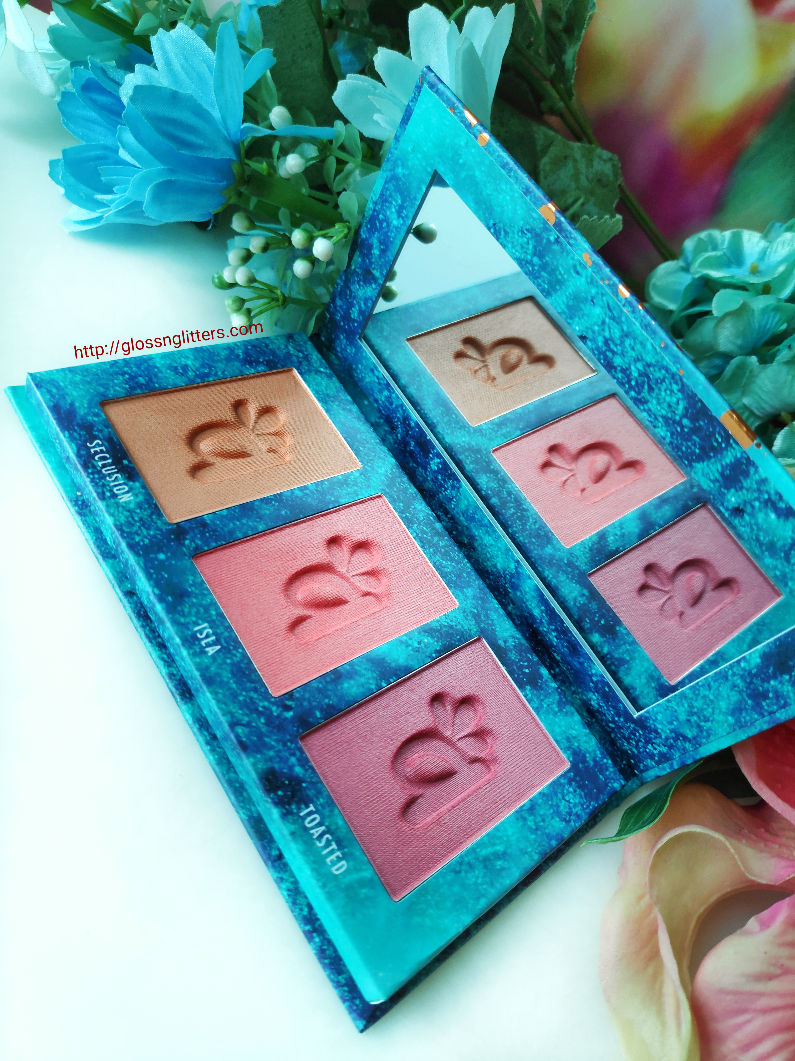 Alamar Cosmetics Colorete Blush Trio in Medium/tan Review and Swatches