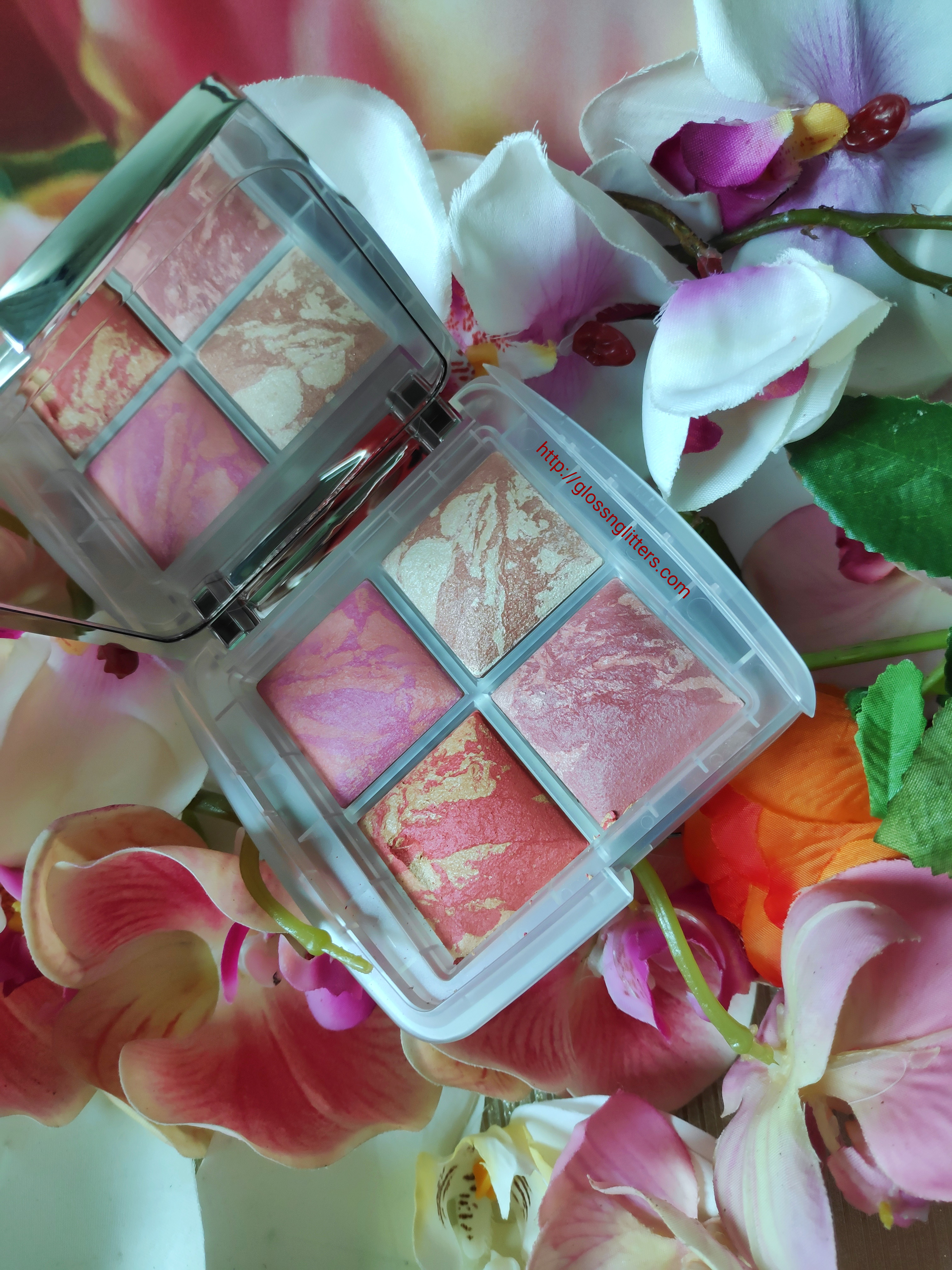 Hourglass Ghost Ambient Lighting Blush Quad Review and Swatches