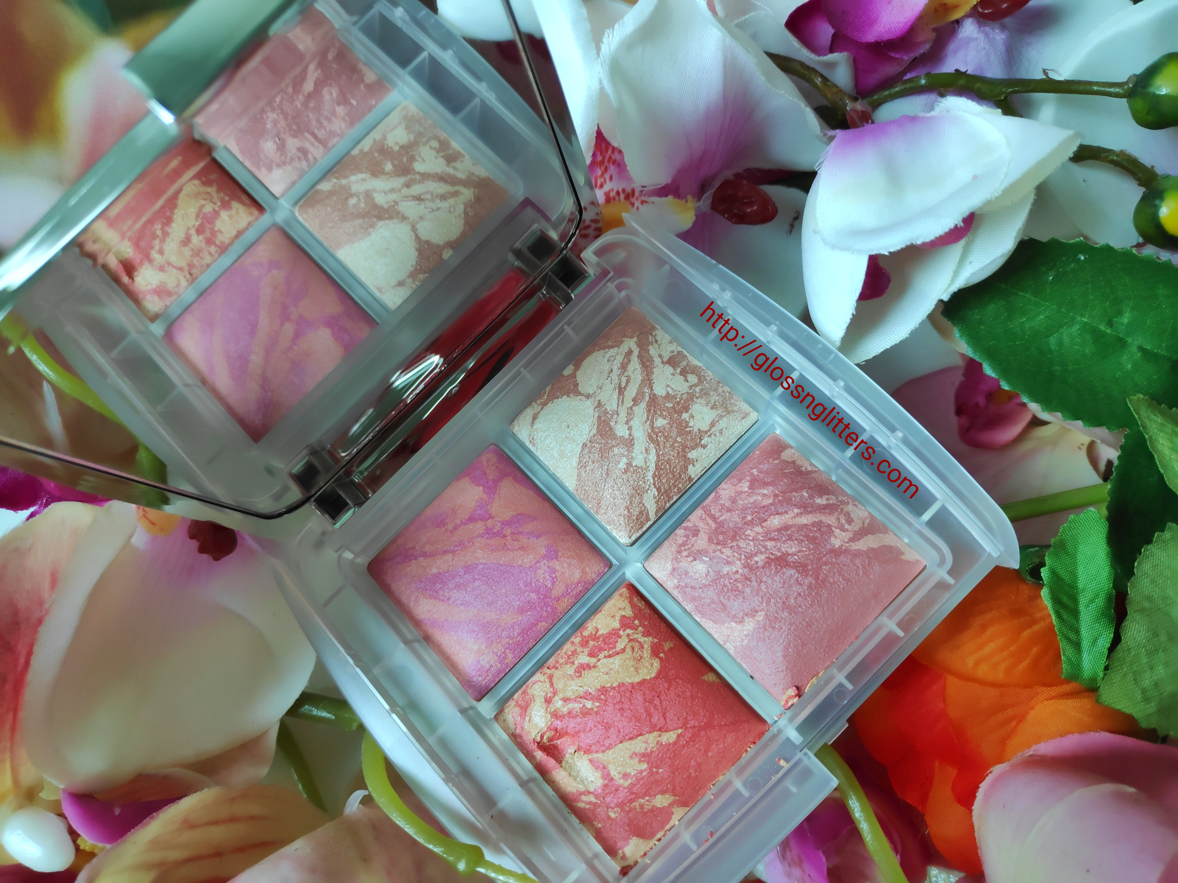 Hourglass Ghost Ambient Lighting Blush Quad Review and Swatches