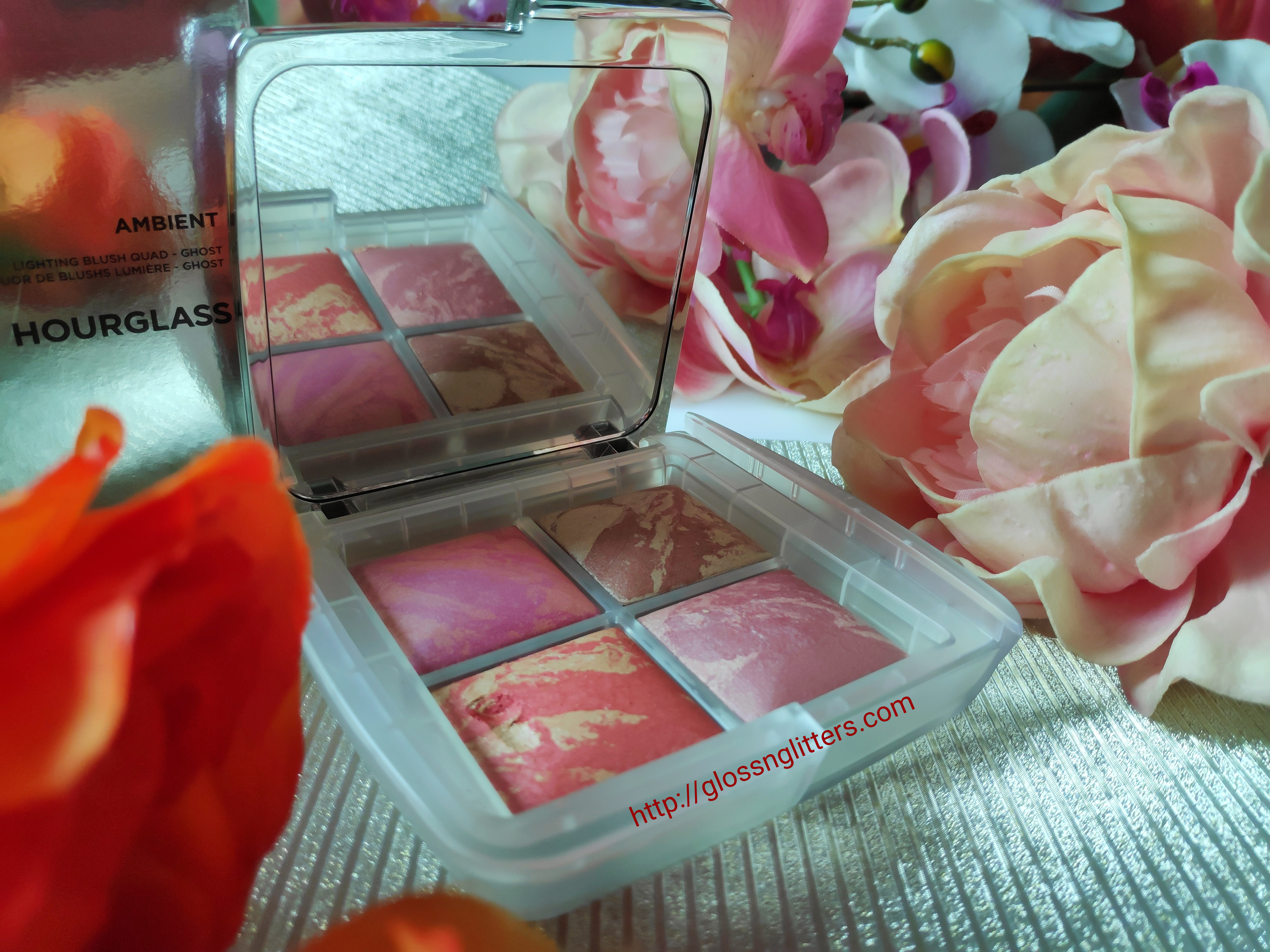 Hourglass Ghost Ambient Lighting Blush Quad Review and Swatches