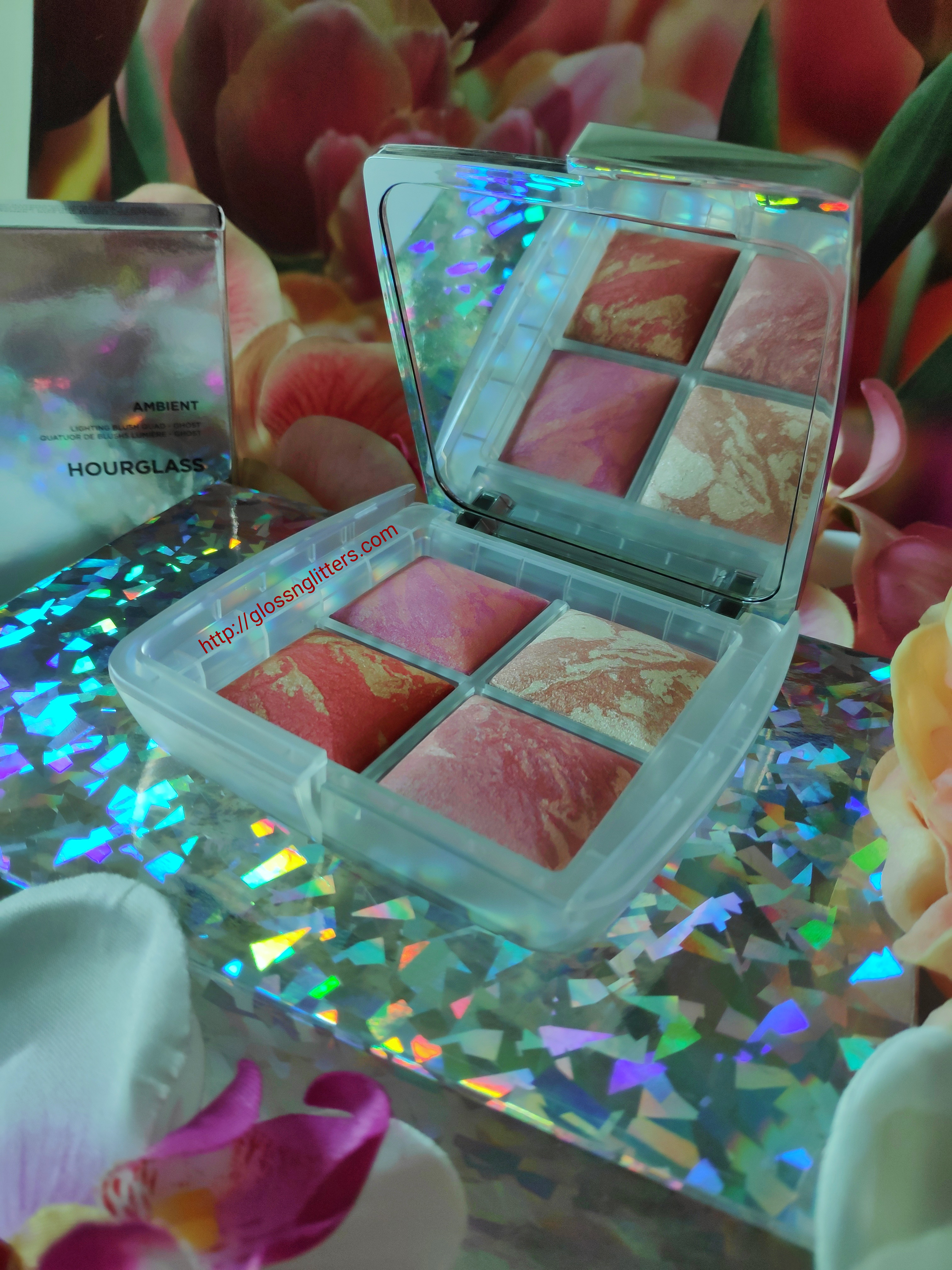 Hourglass Ghost Ambient Lighting Blush Quad Review and Swatches