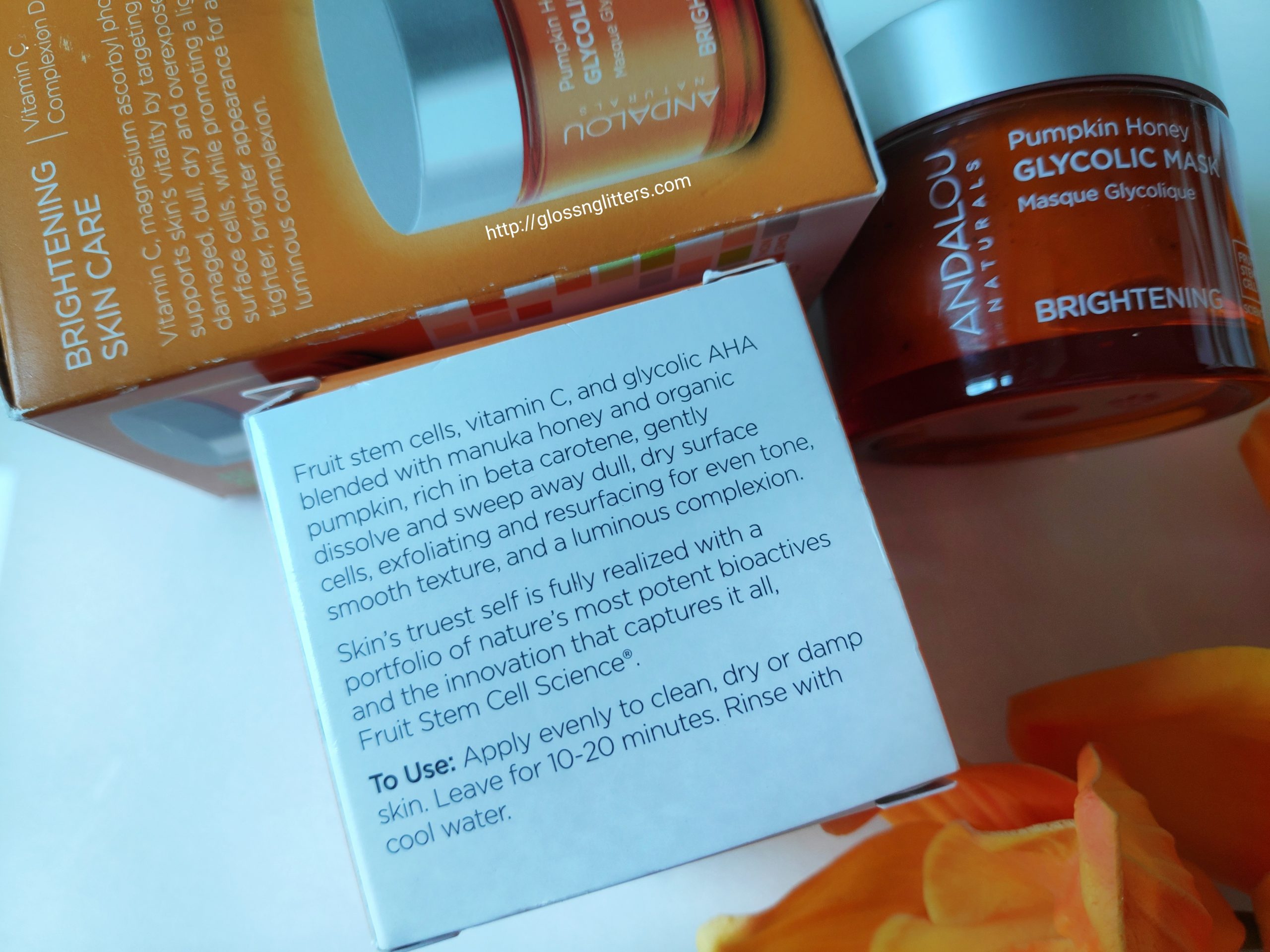 Andalou Naturals Pumpkin Honey Gylcolic Mask Review