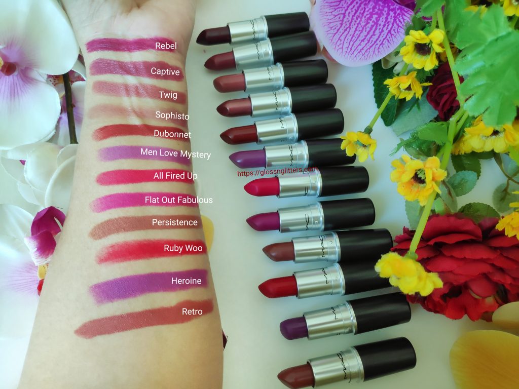 how many mac lipstick shades are there