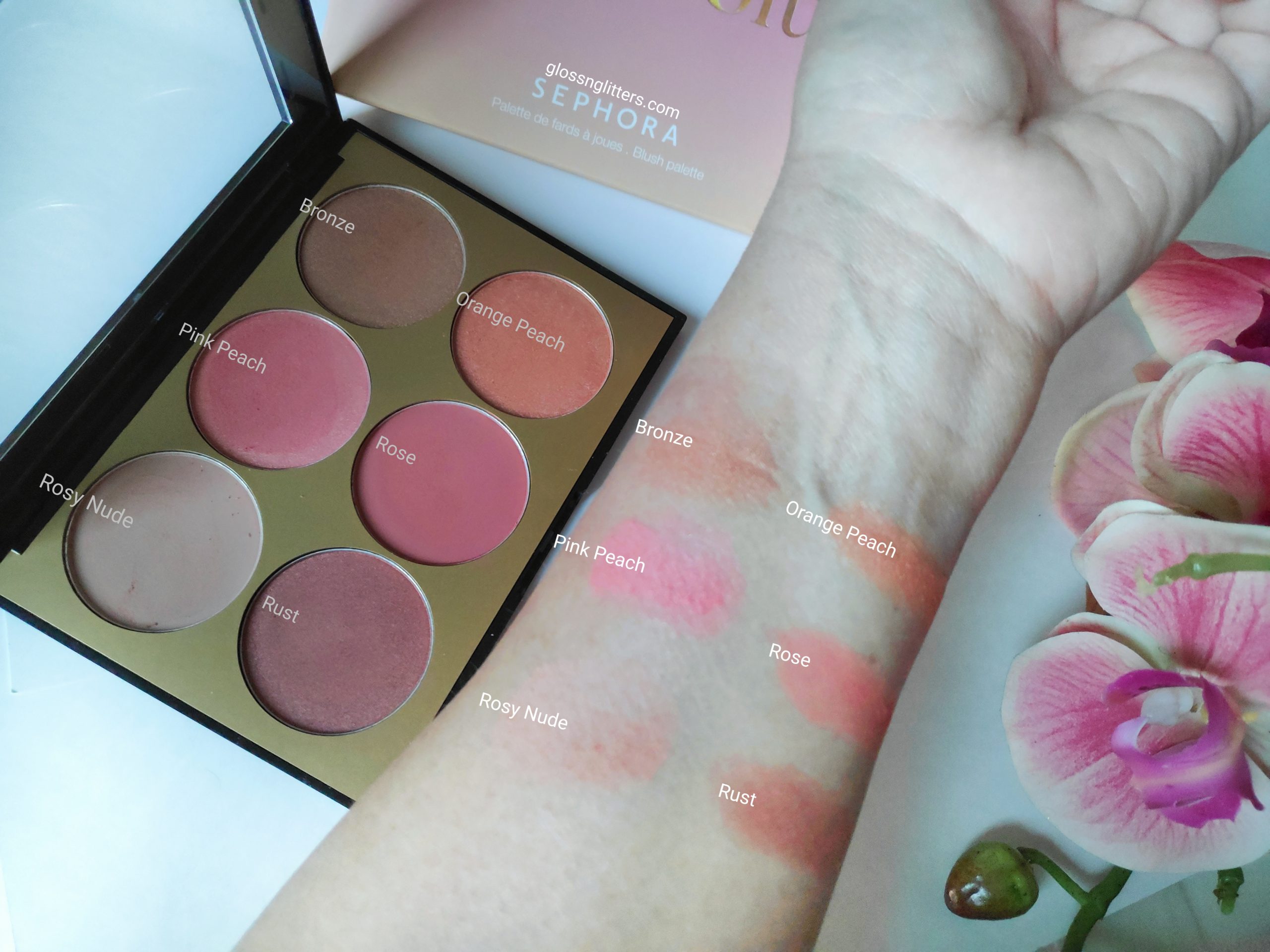 Sephora Collection Contour Blush Palette Review and Swatches