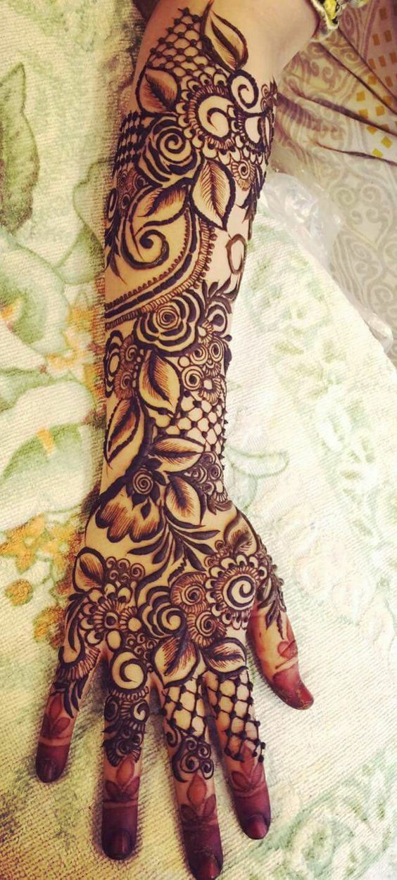 40 plus best mehendi design inspiration for Karwa Chauth