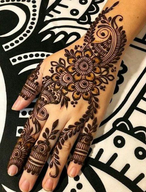 40 plus best mehendi design inspiration for Karwa Chauth