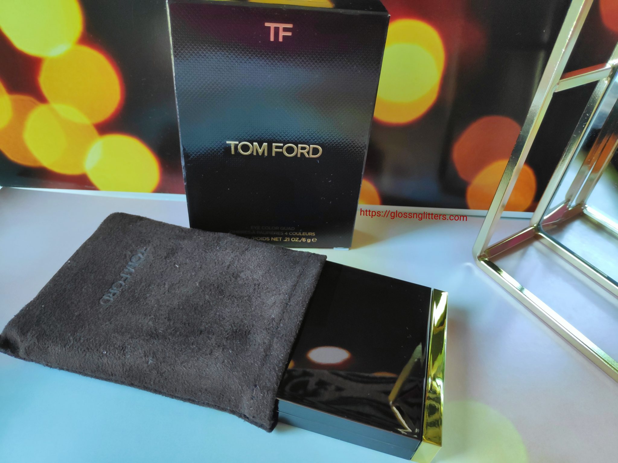 Tom Ford Honeymoon Eyeshadow Quad Review & Swatches - Glossnglitters