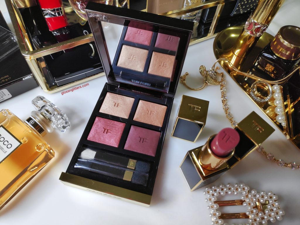 Tom Ford Honeymoon Eyeshadow Quad Review & Swatches - Glossnglitters