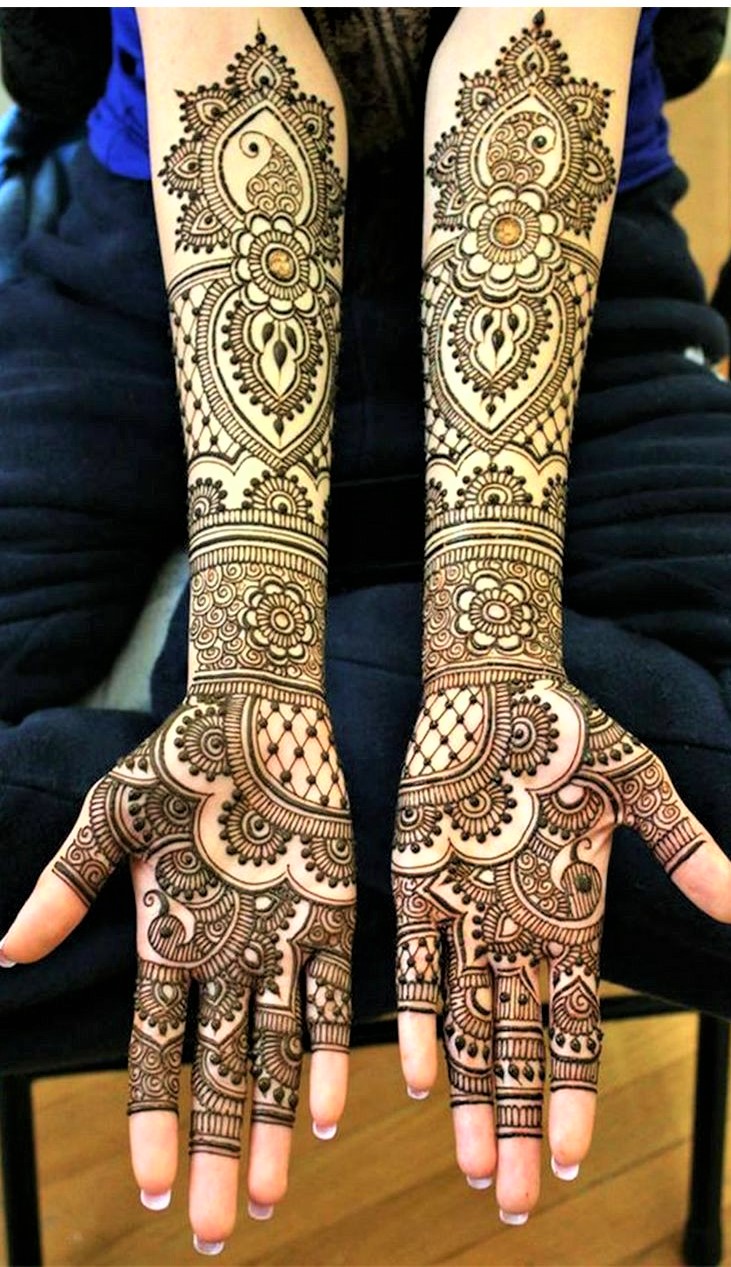 Pin by MariyaMubeen on Mehendi designs collection.. | Latest bridal mehndi  designs, Mehndi designs for girls, Beautiful henna designs