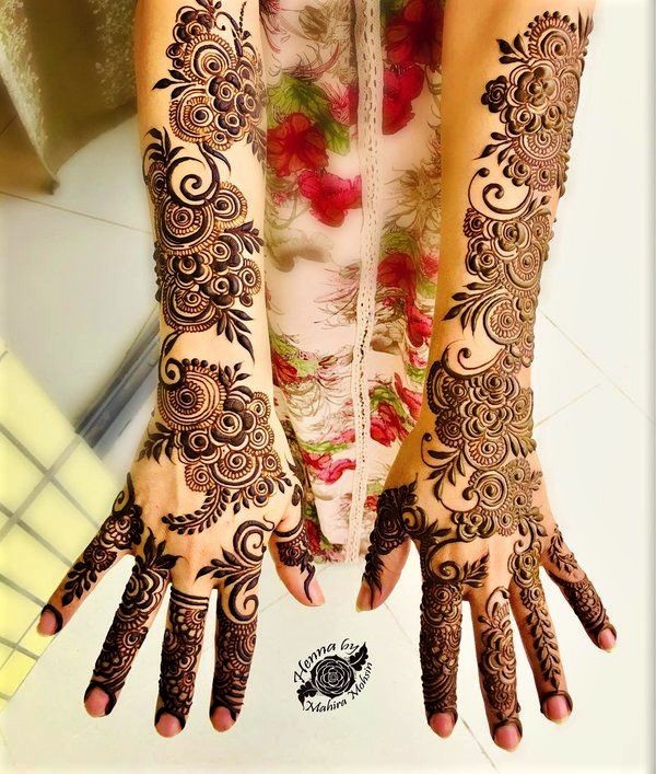 50 plus best new mehndi design inspirations from Pinterest - Glossnglitters