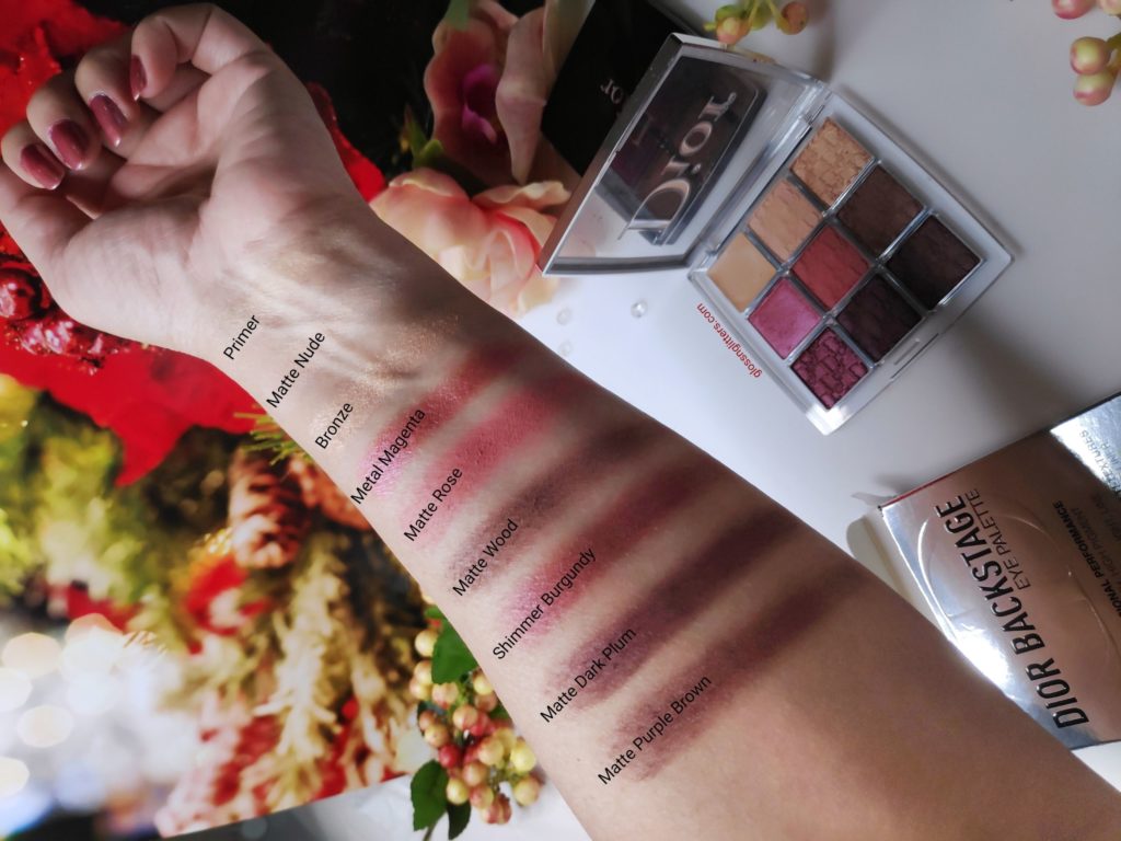 Dior Backstage Rosewood Neutrals Eyeshadow Palette Review Glossnglitters