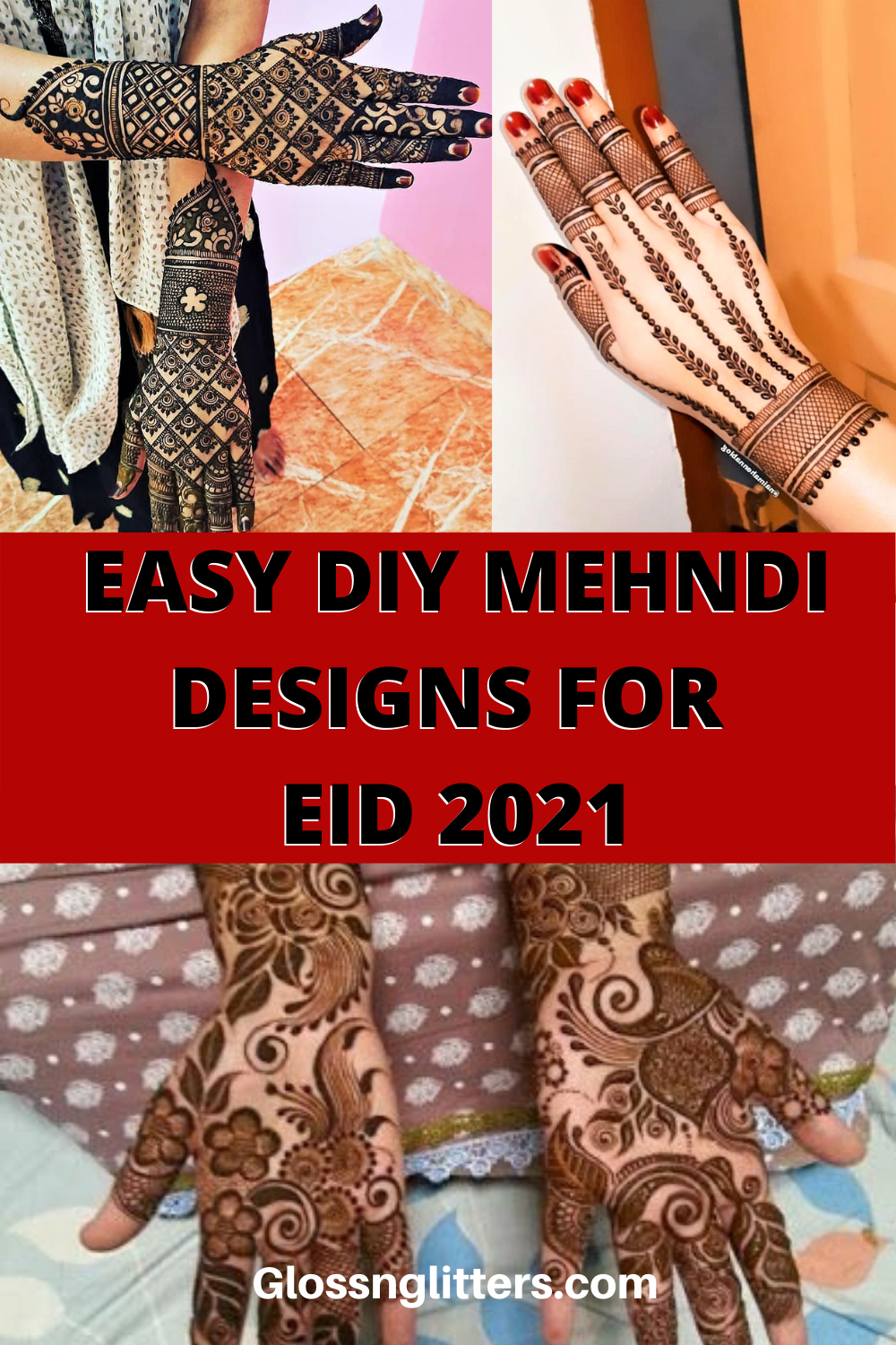 Newest and easy DIY mehndi designs for Eid 2021