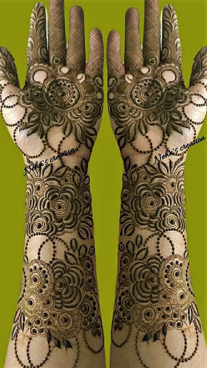 25+ Latest Full Hand Mehndi Designs For Eid 2021