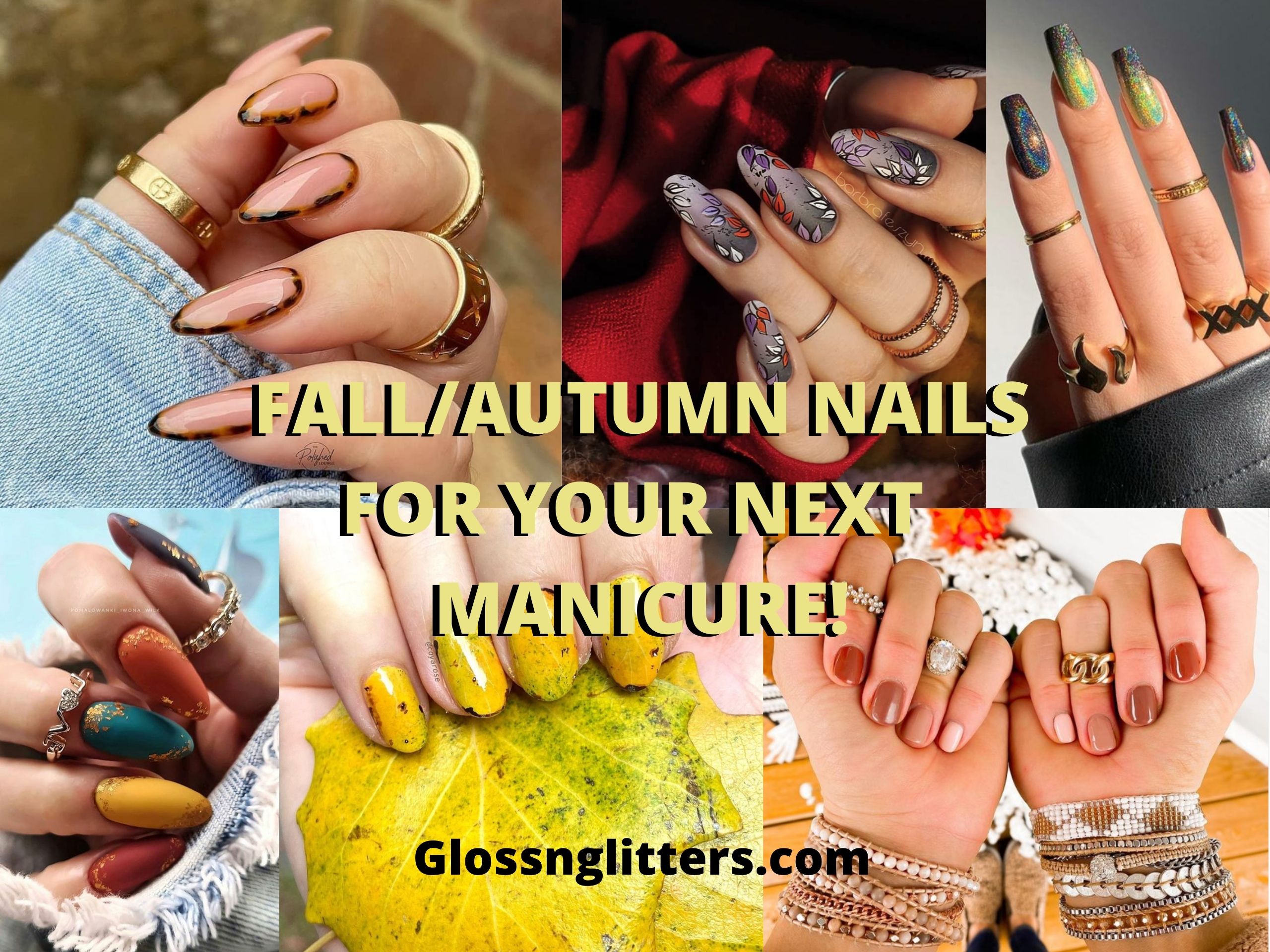 30 Beautiful Fall/Autumn Nails For Your Next Manicure - Glossnglitters