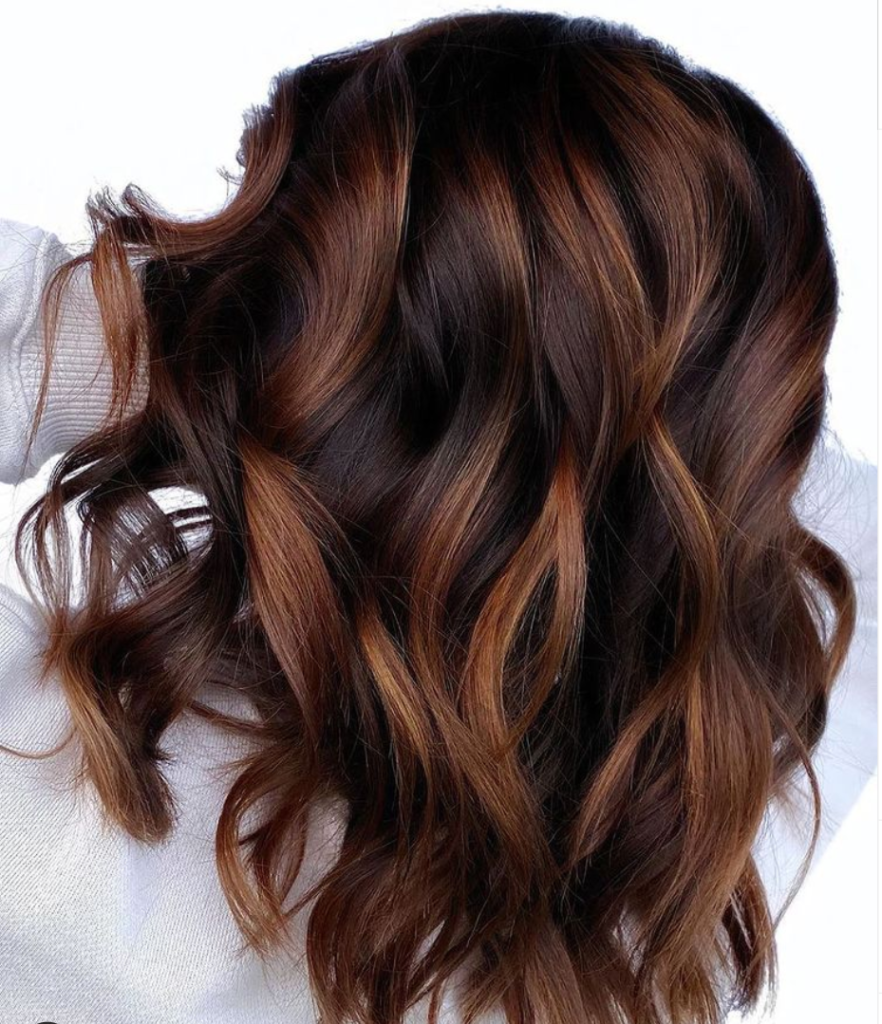 hair color highlights ideas for brunettes