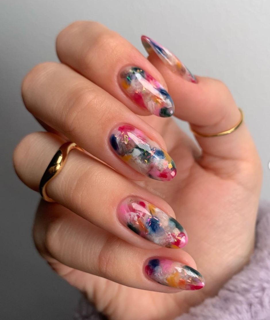 Marble nails are trending, how to get the look
