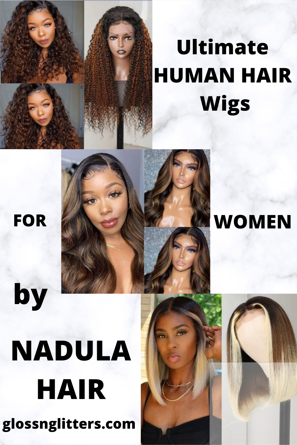 Ultimate Human Hair Wigs by Nadula Hair for Women