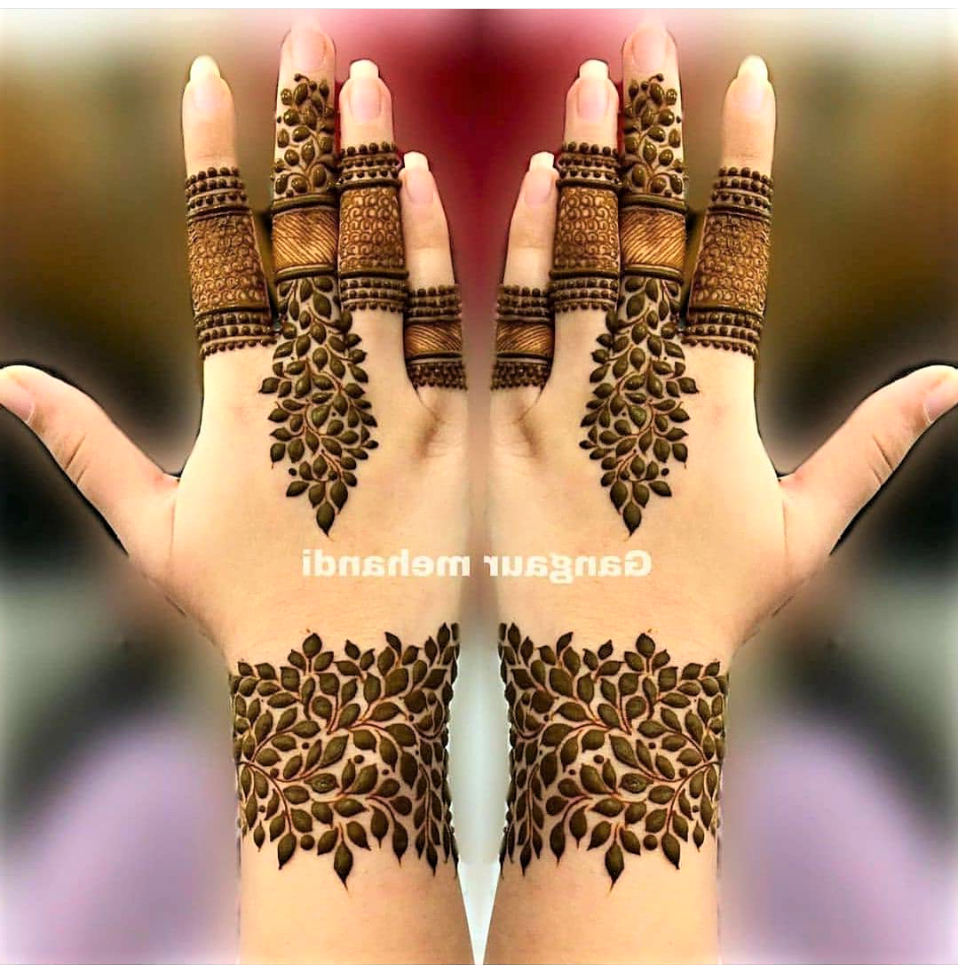 100+ Simple Mehndi Designs Photos | Bridal Mehndi Designs for Wedding -  HAPPY LAGAN