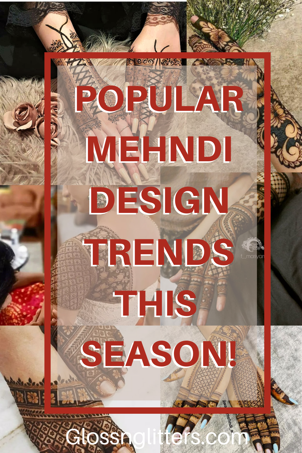 New Collection of Modern Mehndi Designs For Hands and Feet